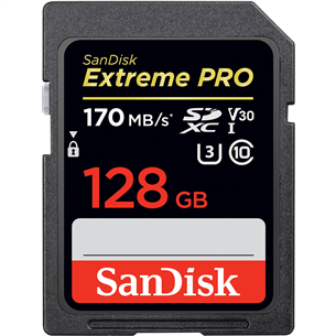 SDXC mälukaart SanDisk Extreme PRO (128 GB)