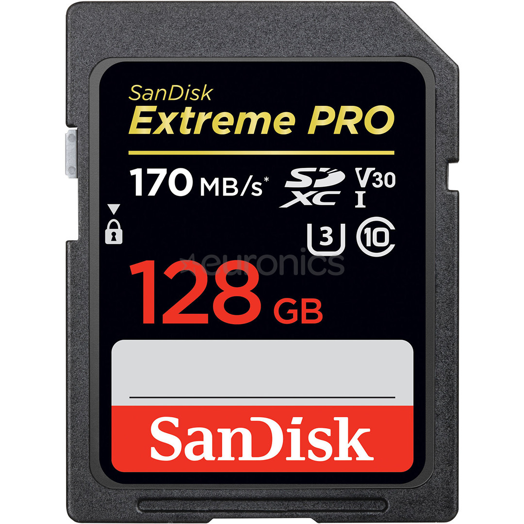 SDXC mälukaart SanDisk Extreme PRO (128 GB)