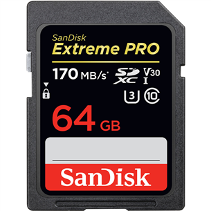 SDXC mälukaart SanDisk Extreme PRO (64 GB)