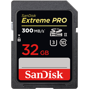 Карта памяти Extreme PRO SDHC, SanDisk / 32GB