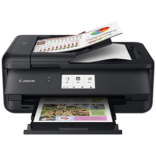 Canon PIXMA TS9550, BT, WiFi, LAN, dupleks, must - Multifunktsionaalne värvi-tindiprinter