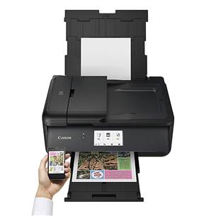 Canon PIXMA TS9550, BT, WiFi, LAN, dupleks, must - Multifunktsionaalne värvi-tindiprinter