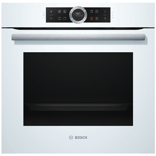 Bosch Serie 8, 71 л, белый - Интегрируемый духовой шкаф