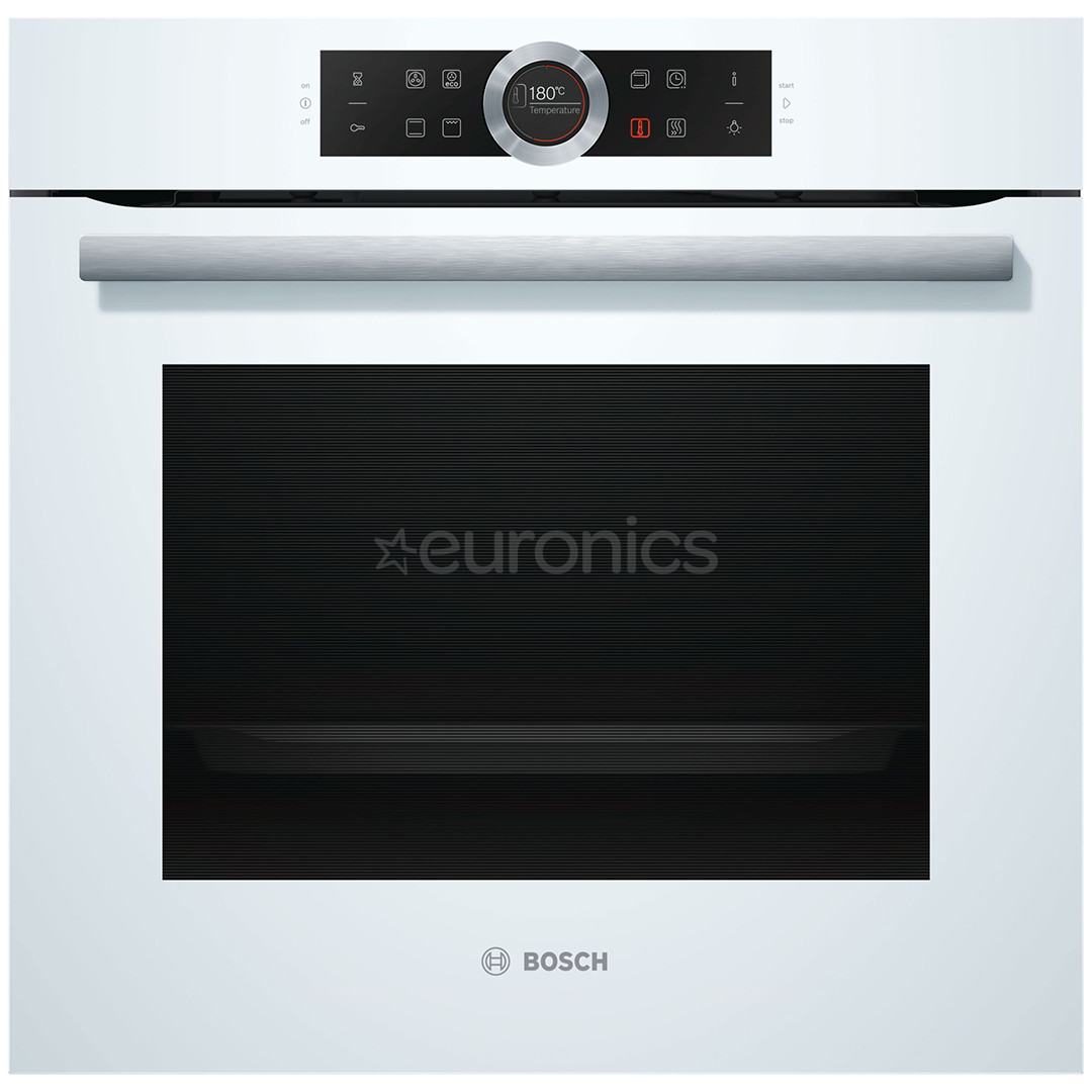 Bosch Serie 8, 71 л, белый - Интегрируемый духовой шкаф