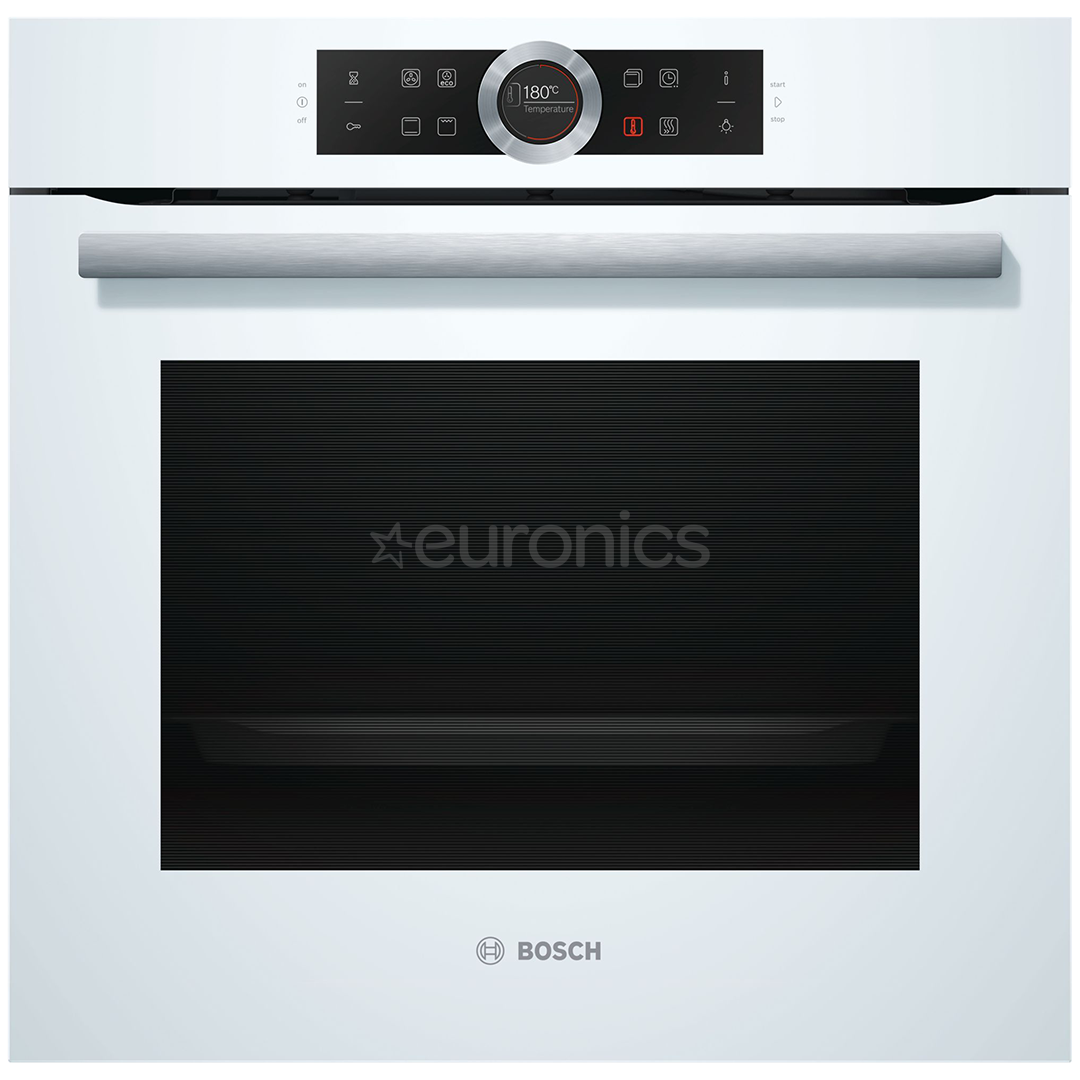 Bosch Serie 8, 71 л, белый - Интегрируемый духовой шкаф