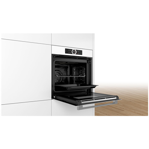 Bosch Serie 8, 71 L, white - Built-in Oven