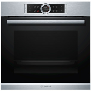 Bosch seeria 8, pürolüütiline puhastus, 71 L, roostevaba teras - Integreeritav ahi