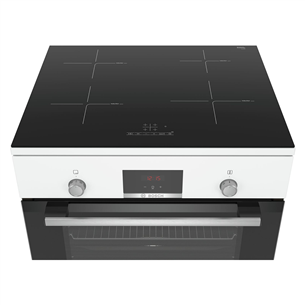 Bosch Serie 4, 66 L, white - Freestanding Induction Cooker