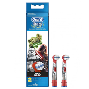 Braun Oral-B Starwars, 2 pieces, red - Spare brush EB10-2/STARWARS