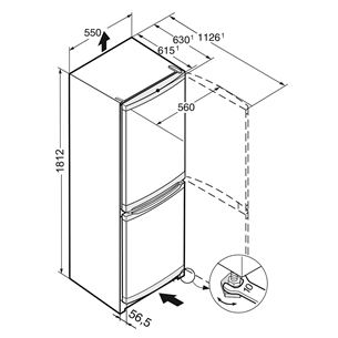 Refrigerator Liebherr (181 cm)