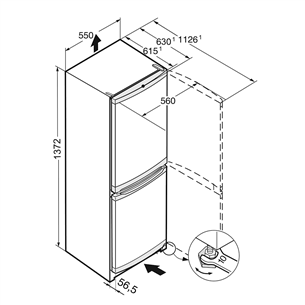 Refrigerator Liebherr (124 cm)