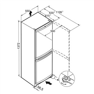 Refrigerator Liebherr (137 cm)