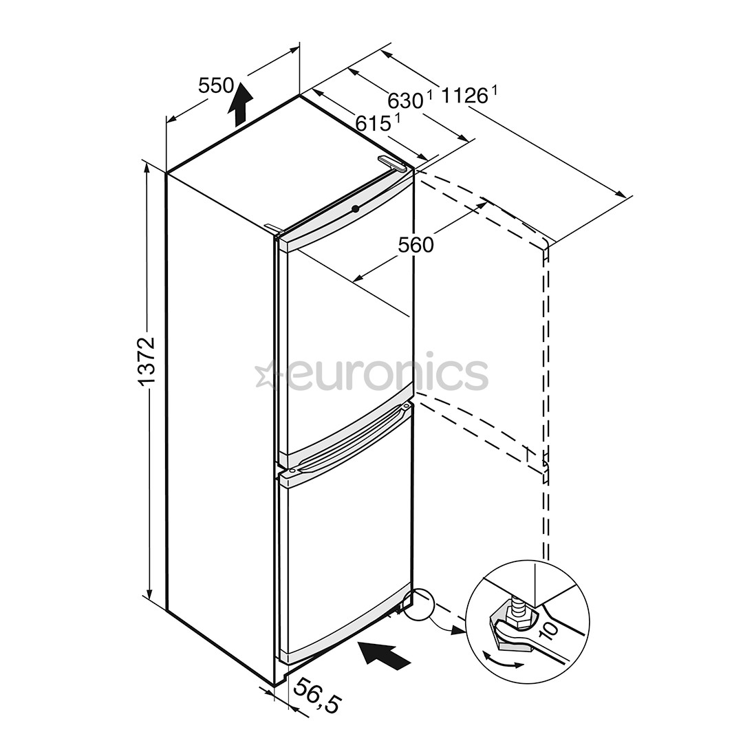 Refrigerator Liebherr (137 cm)