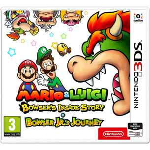 Игра для 3DS, Mario & Luigi: Bowser's Inside Story + Bowser Jr's Journey