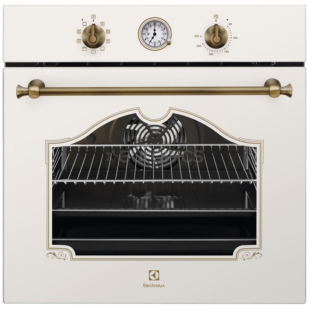 Electrolux, 72 л, бежевый - Интегрируемый духовой шкаф