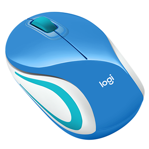 Logitech M187, синий - Беспроводная оптическая мышь