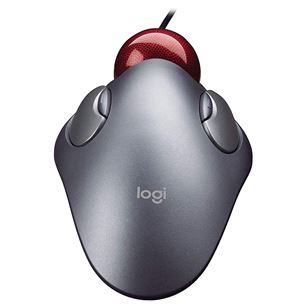 Logitech TrackMan Marble, black - Wired Optical Mouse