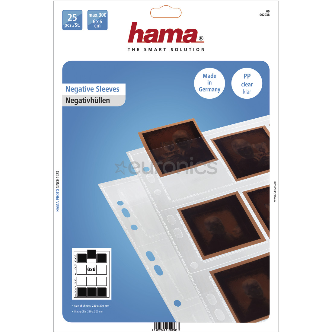 Папка для негативов 60-70 мм, Hama