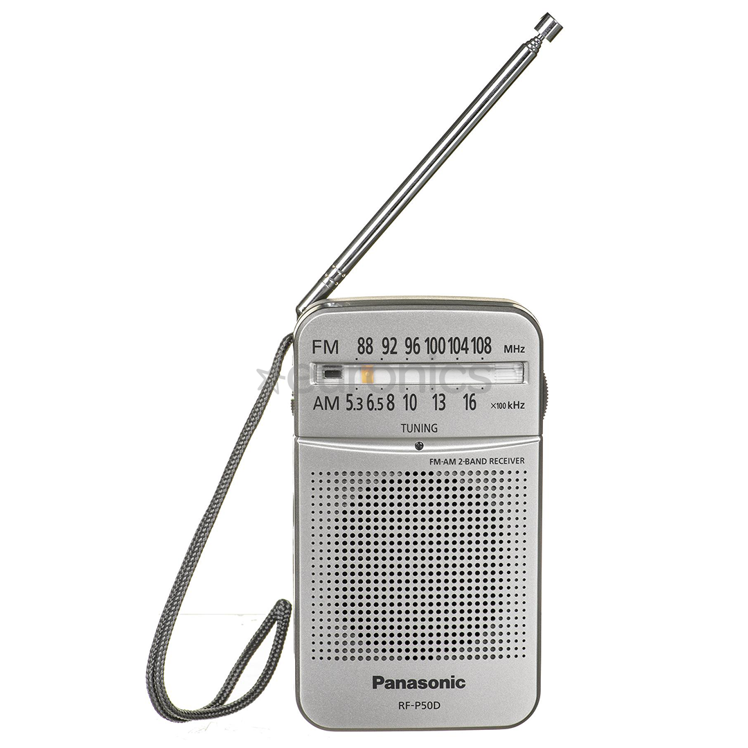 Pocket radio Panasonic RF-P50D, RF-P50DEG-S | Euronics