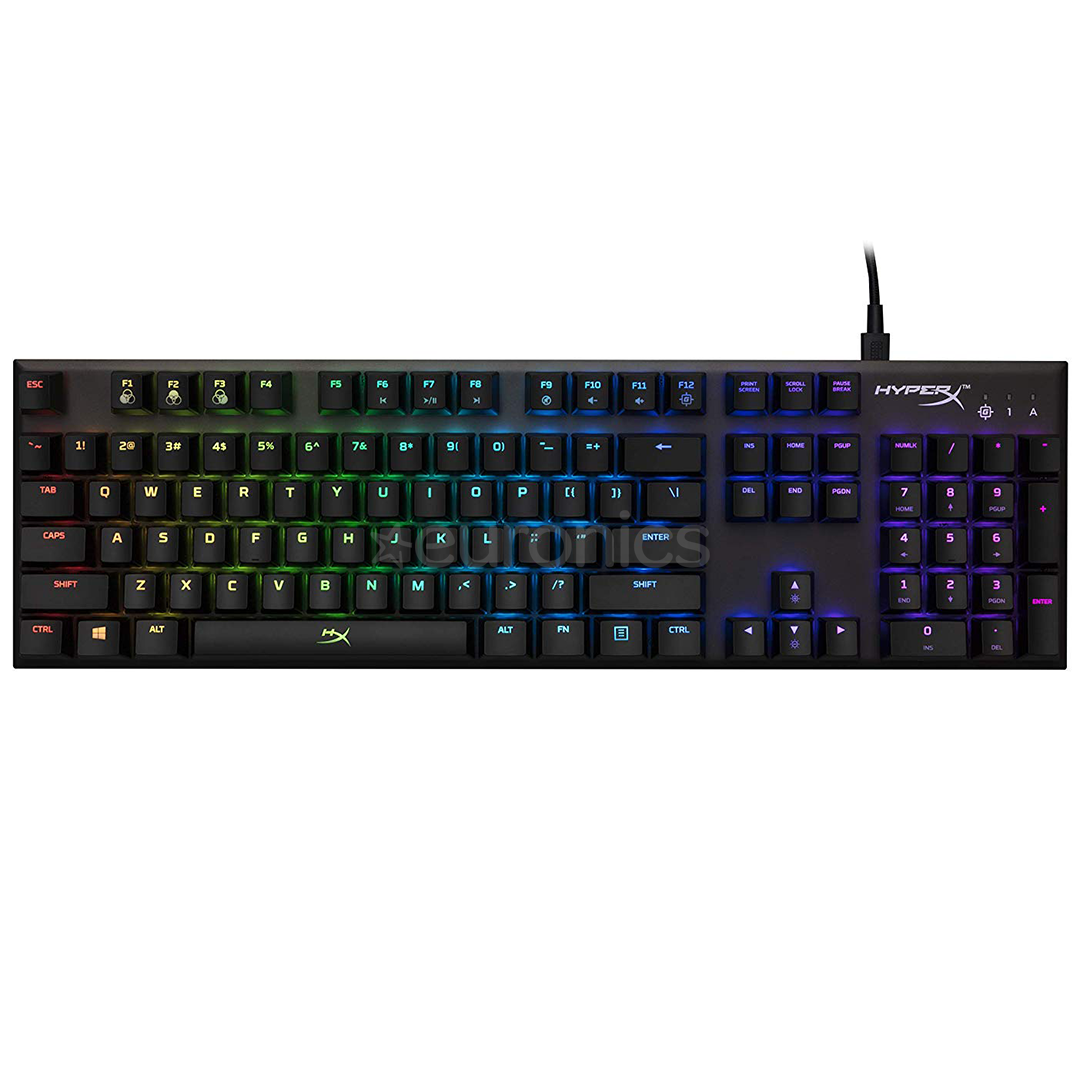 HyperX Alloy FPS RGB, US, must - Klaviatuur