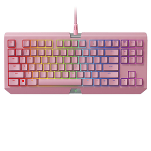 Razer BlackWidow TE Chroma V2 Green Switch, US, pink - Keyboard