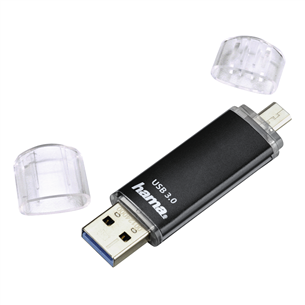 Флеш-накопитель USB / micro USB Hama Laeta Twin (32 ГБ)