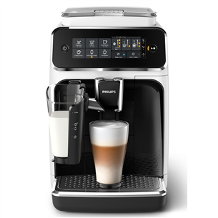 Philips LatteGo 3200 Series, black/white - Espresso Machine EP3243/50