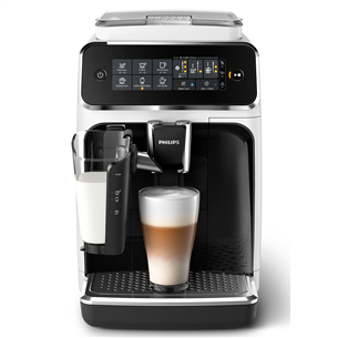 Philips LatteGo 3200 Series, черный/белый - Кофемашина