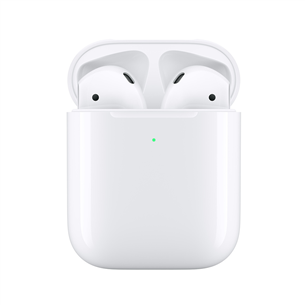 Apple AirPods 2 - Täisjuhtmevabad kõrvaklapid koos juhtmevaba laadimiskarbiga MRXJ2ZM/A