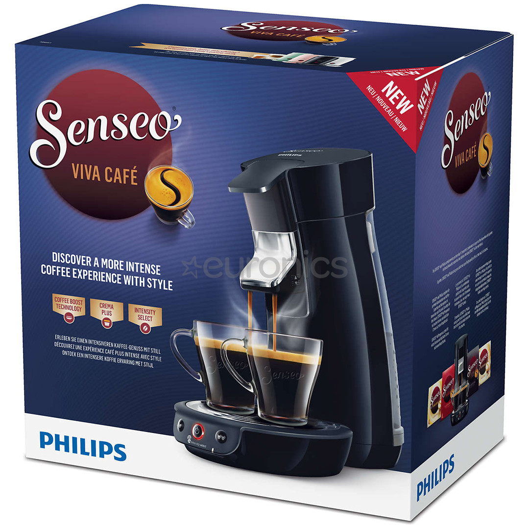Philips Senseo Viva Cafe, black - Coffee pod machine