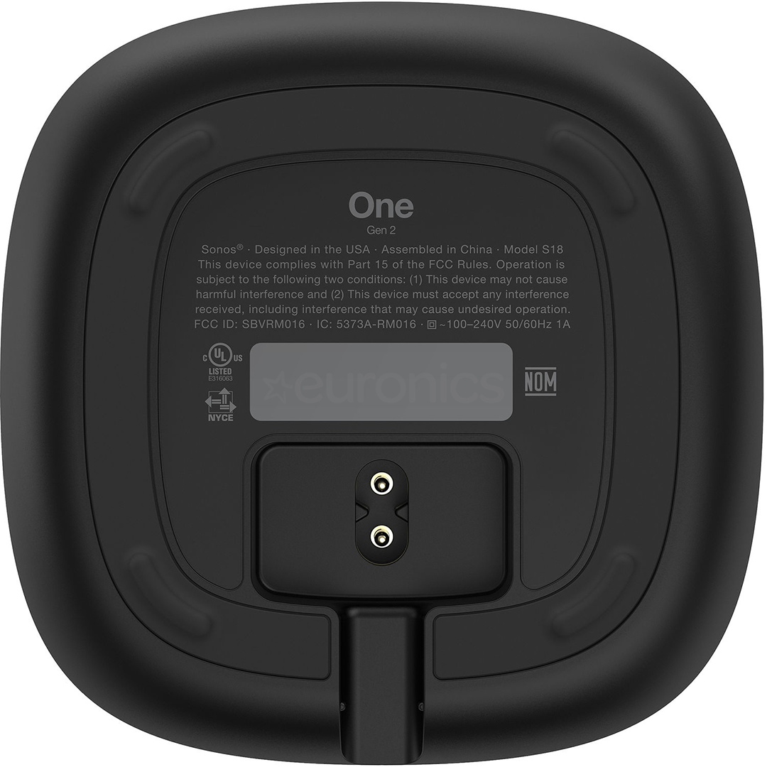 Sonos One, Gen 2, must - Tark kodukõlar
