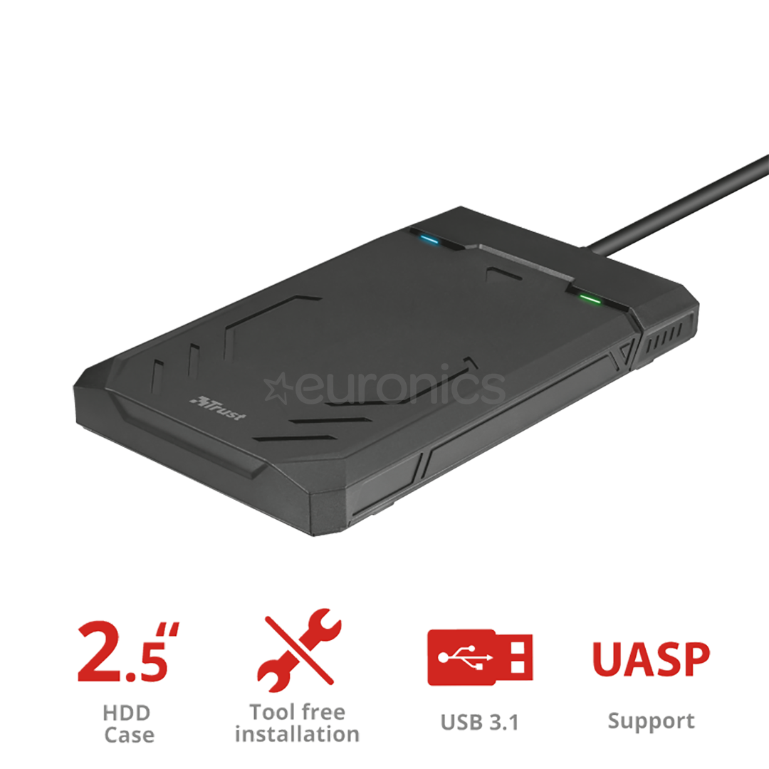 Корпус для внешнего жёсткого диска HDD Azal, Trust / 2,5"