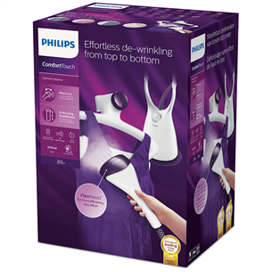 Philips ComfortTouch, 2000 W, white/purple - Garment steamer