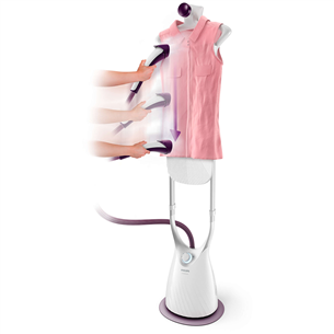 Philips ComfortTouch, 2000 W, white/purple - Garment steamer