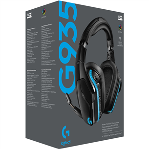 Juhtmevaba peakomplekt 7.1 Logitech G935 LIGHTSYNC