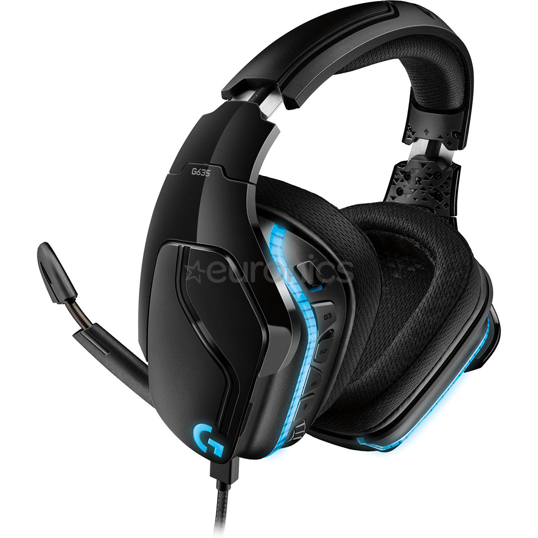 Headset 7.1 Logitech G635 LIGHTSYNC