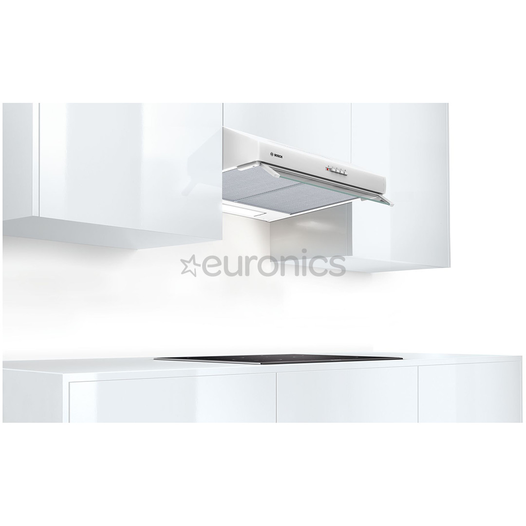 Bosch, 350 m³/h, laius 60 cm, valge - Õhupuhasti