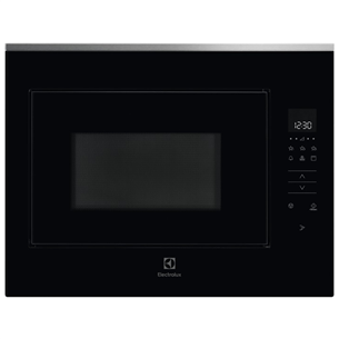 Electrolux, 26 L, 900 W, must/roostevaba teras - Integreeritav mikrolaineahi grilliga KMFD264TEX