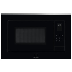 Electrolux, 25 L, 900 W, must/roostevaba teras - Integreeritav mikrolaineahi LMS4253TMX