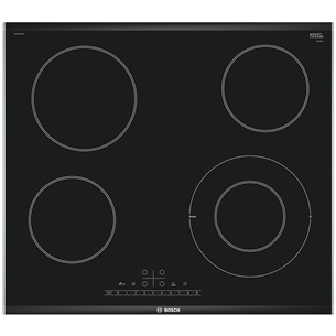 Bosch, ширина 60,6 см, черный - Интегрируемая керамическая варочная панель