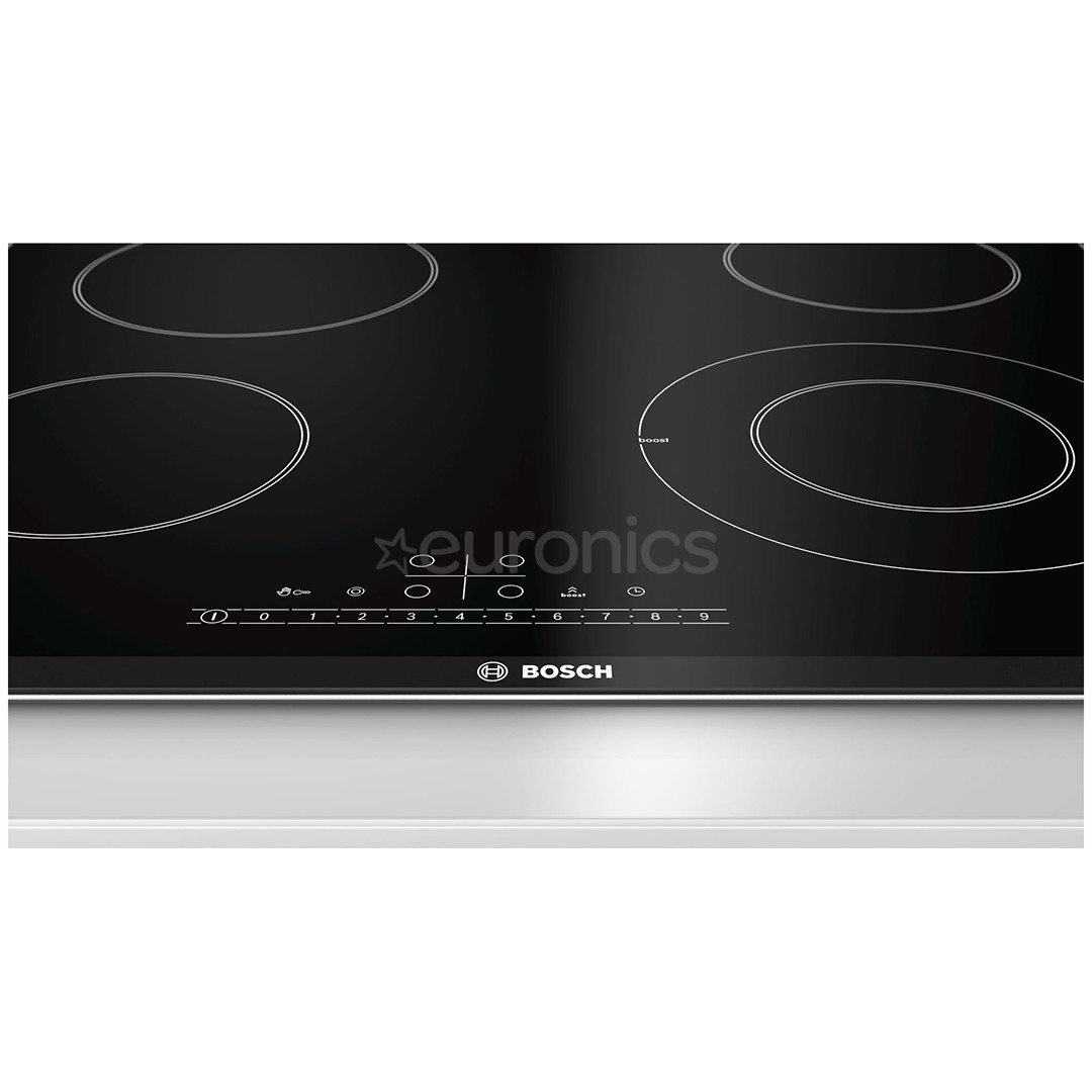 Bosch, width 60.6 cm, black - Built-in ceramic hob