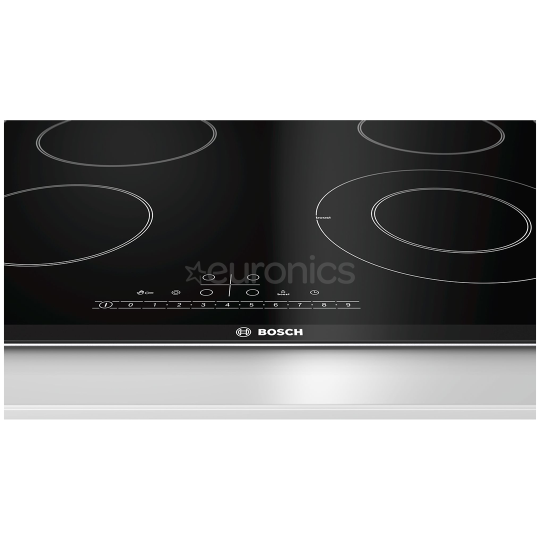 Bosch, width 60.6 cm, black - Built-in ceramic hob