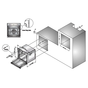 Built-in oven Schlosser