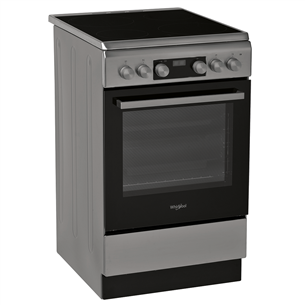 Whirlpool, 60 L, inox - Freestanding Ceramic Cooker