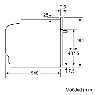 Bosch Serie 4, 71 л, черный - Интегрируемый духовой шкаф