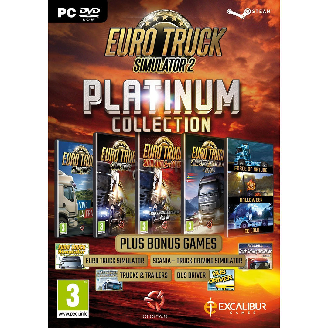 Arvutimäng Euro Truck Simulator 2 Platinum Collection