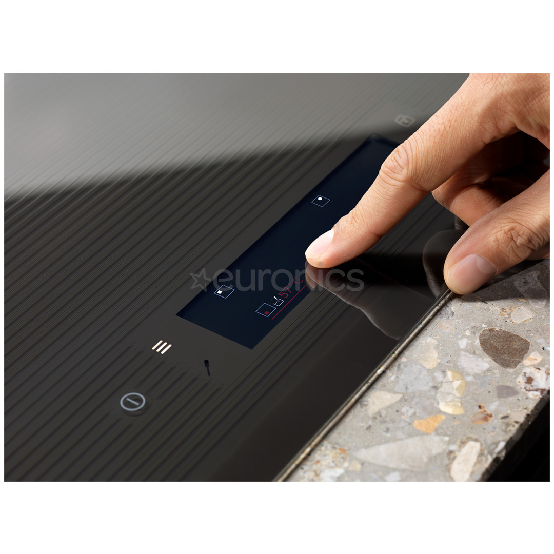 Electrolux 800 SenseFry, laius 59 cm, raamita, tumehall - Integreeritav induktsioonpliidiplaat