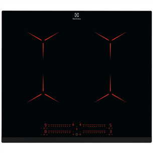Electrolux 600 Pure, width 59 cm, frameless, black - Built-in Induction Hob