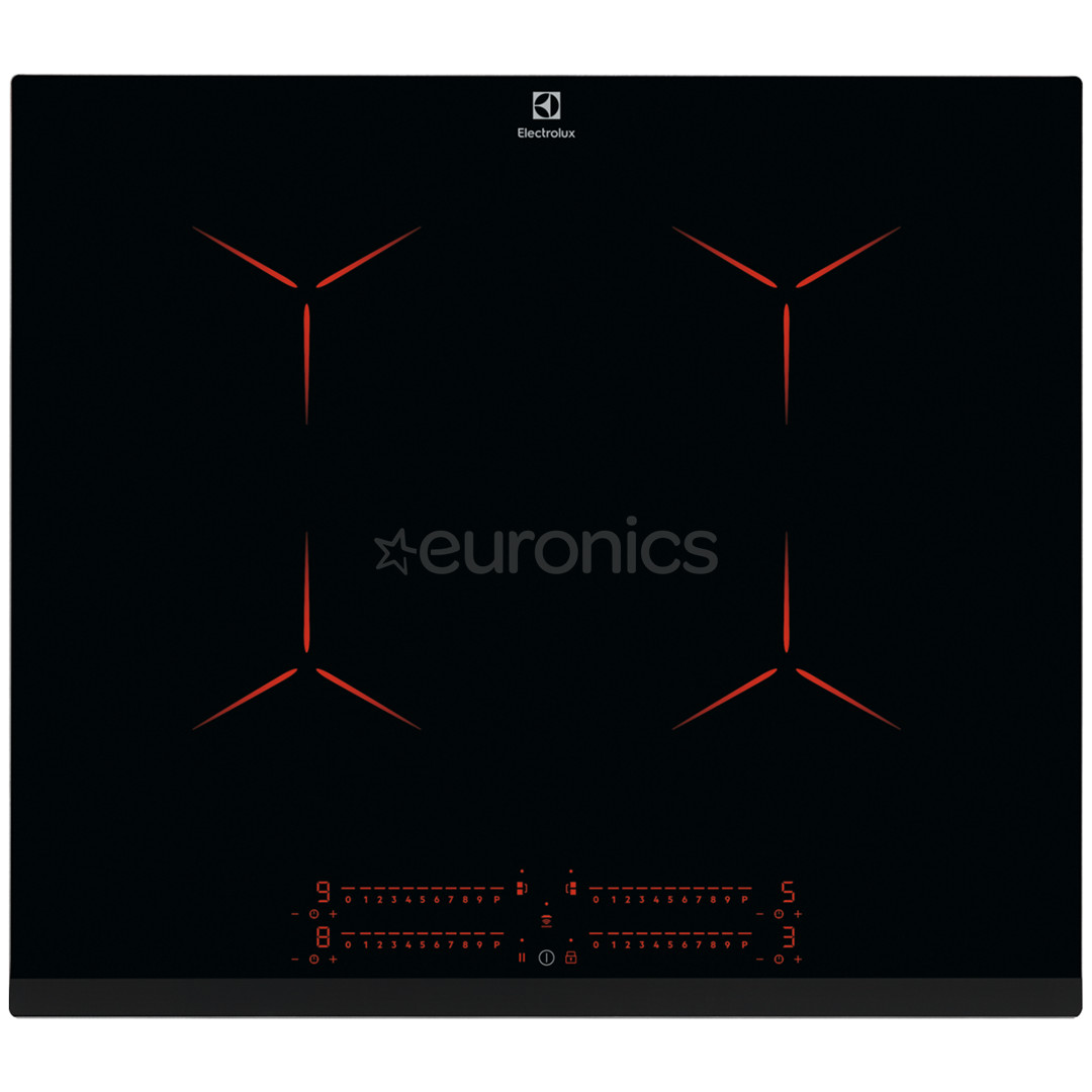 Electrolux 600 Pure, width 59 cm, frameless, black - Built-in Induction Hob