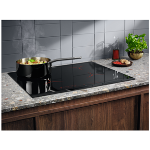 Electrolux 600 Pure, width 59 cm, frameless, black - Built-in Induction Hob